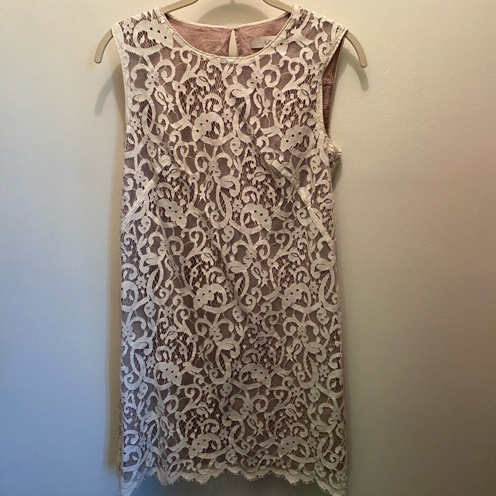 White lace dress